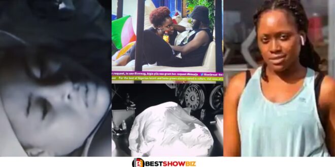 BBnaija: Amaka walked in on Khalid and Daniella k!ssing while they were making out. (watch video)