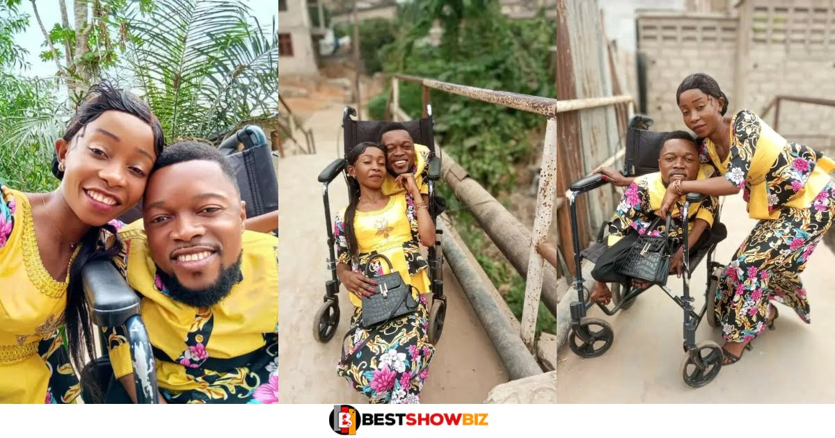 Beautiful woman shares photos of her disabled husband on social media to express her love for him