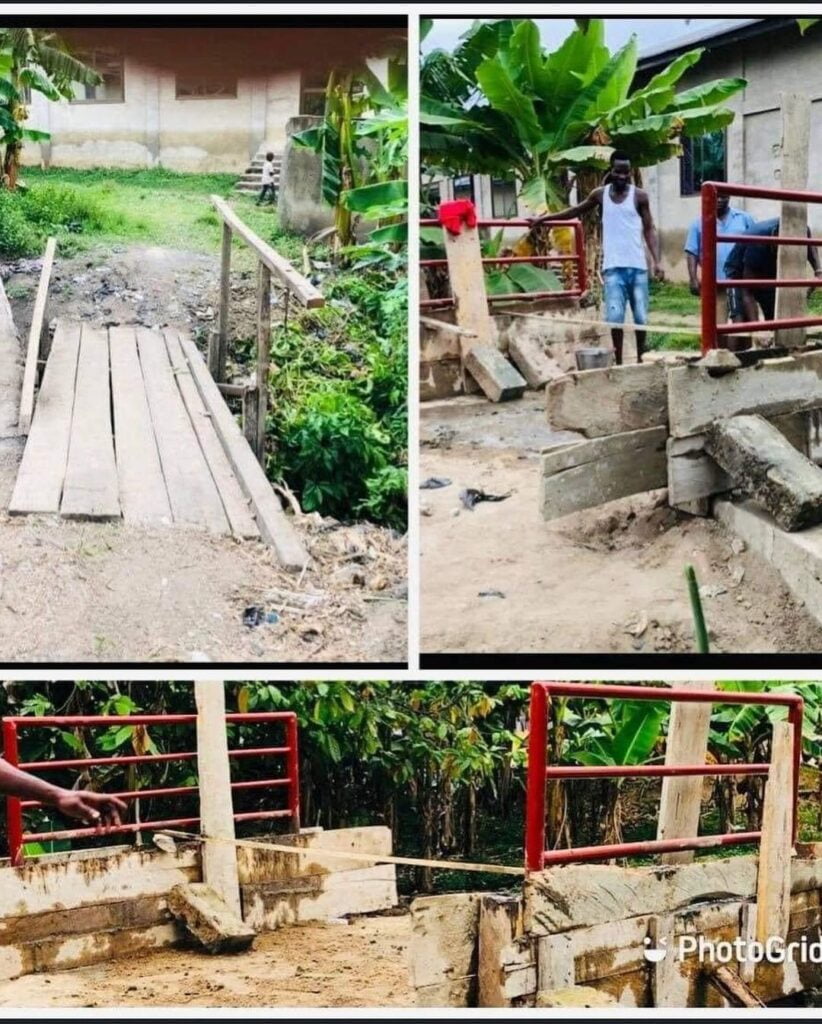 Assembly man destroys bridge a young man built for his community because he didn't ask for permission