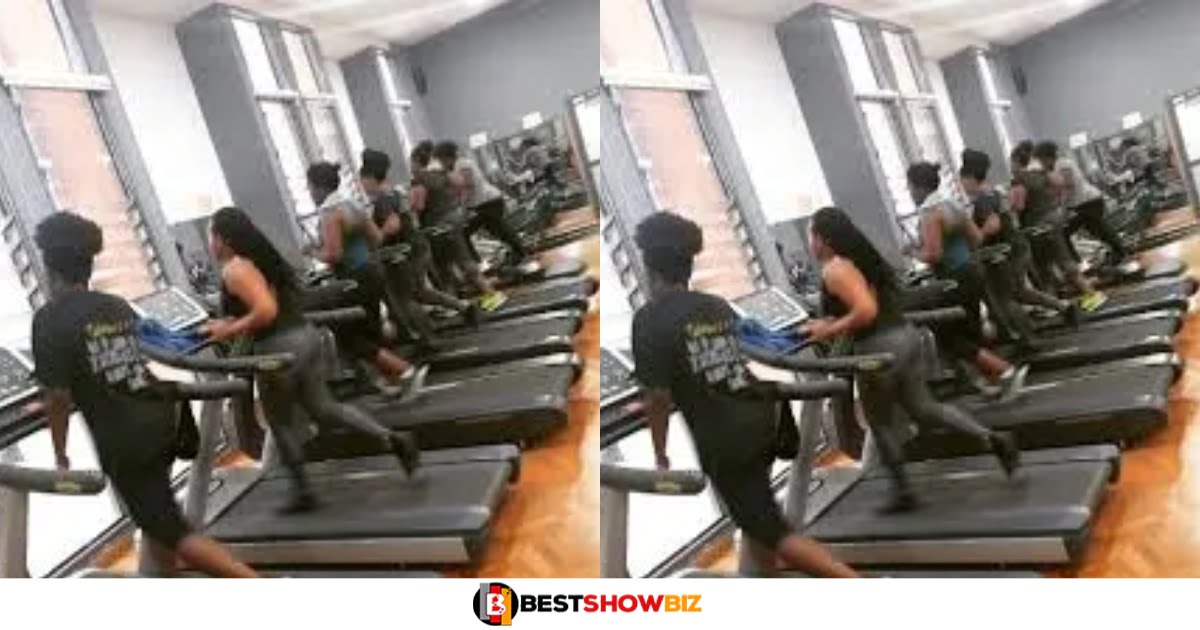 See what this Gym instructor was spotted doing to someone's girlfriend at the gym (watch video)