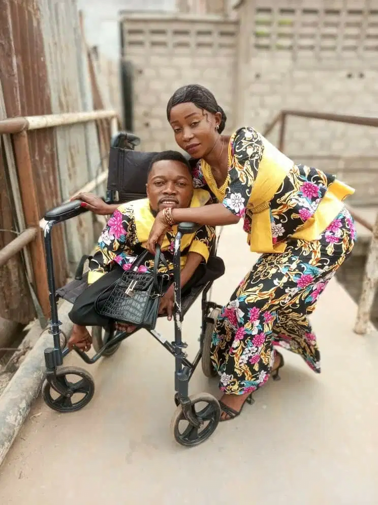 Beautiful woman shares photos of her disabled husband on social media to express her love for him