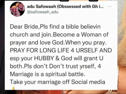 "Take your marriage of social media if you want it to succeed"- Adu Safowaa advises Tracey Boakye