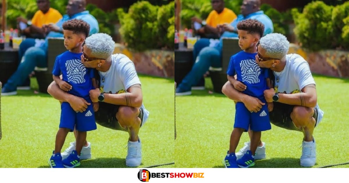 "My father is the richest man alive'- Kidi's son reveals (video)