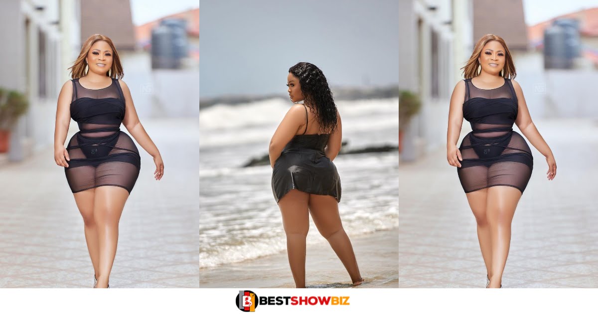 Actress Kisa Gbekle causes confusion on social media after sharing a photo of her bare 'bortos'