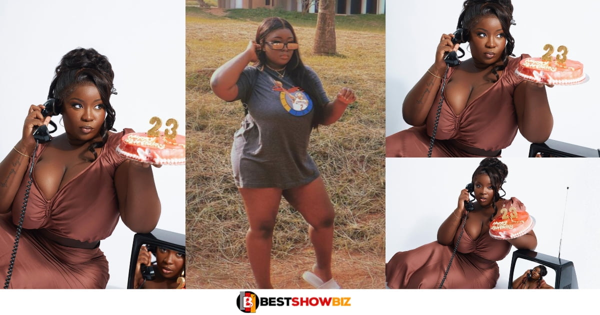 See the stunning photos maame Serwaa posted as she celebrates her 23rd birthday