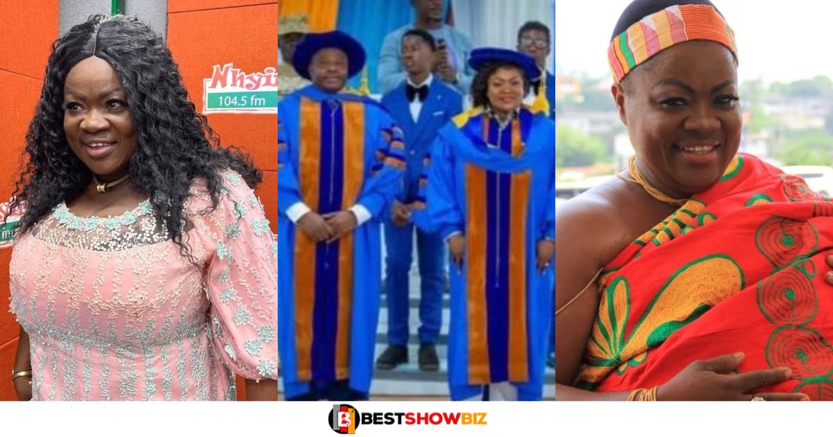 Kumawood Actress Mercy Aseidu honored with a doctorate degree (photos)