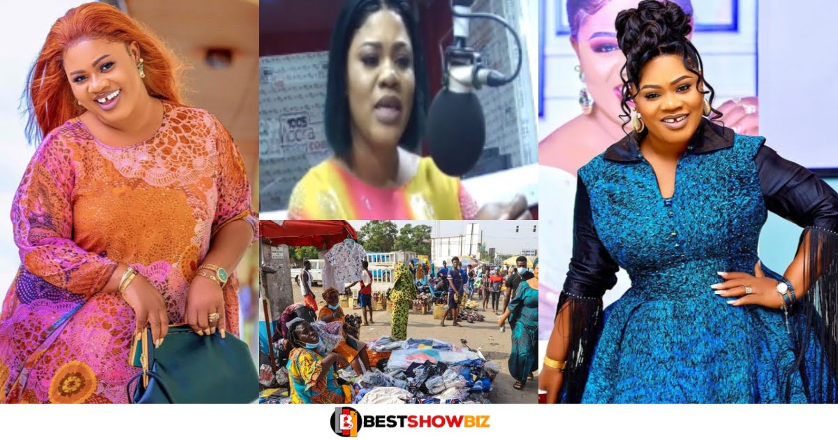 "I sold second clothes to help my family when I was young"- Obaapa Christy narrates her hard life story.