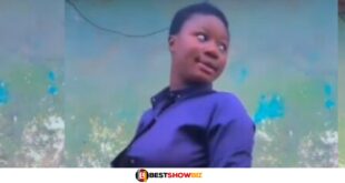 SHS girl spotted dancing in her undḛrweἆr with no decency (watch video)