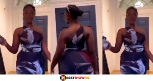 Nigerian Singer Tems gives fans the rear view of her big Backside (video)