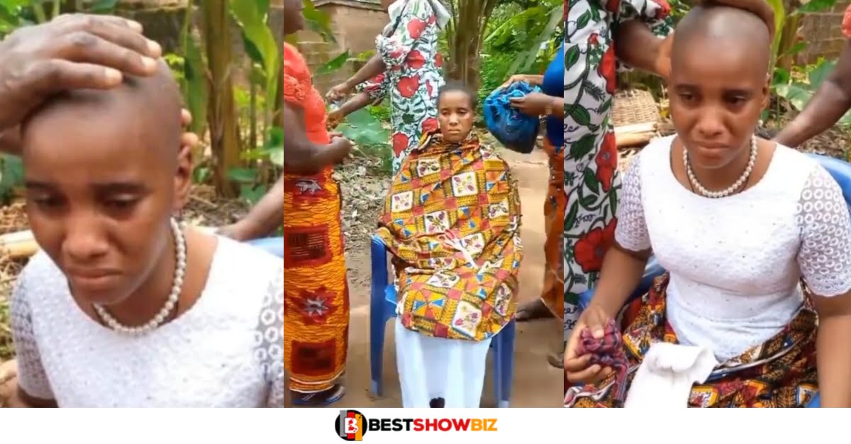 23 years old widow cries as her husband's family members maltreat her (watch video)