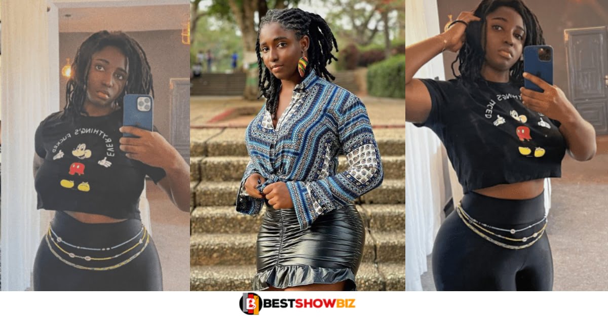 Beautiful Nigeria Model Ifedioku, shows her waist beads in latest photos.
