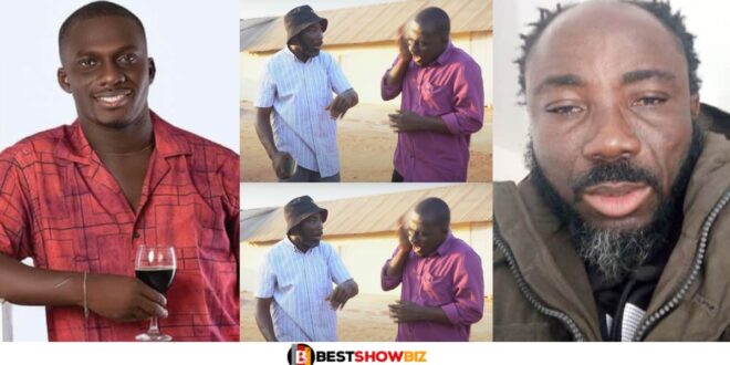 Big Akwes slaps zionfelix whiles he was conducting an interview (watch video)