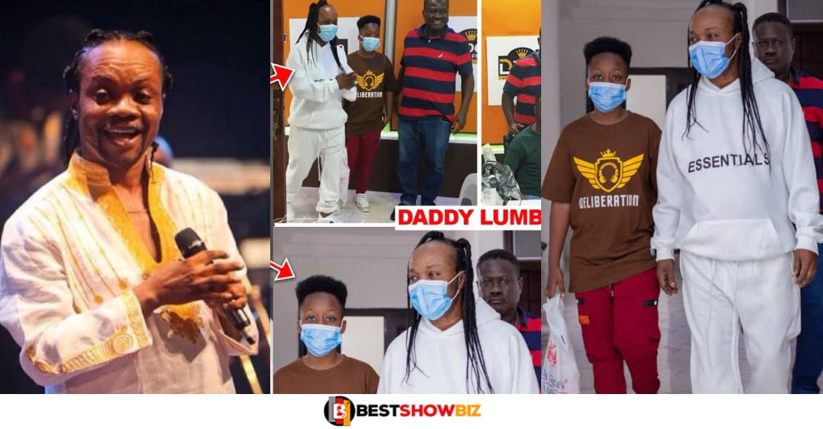 Daddy Lumba shows the face of his handsome son for the first time (watch video)
