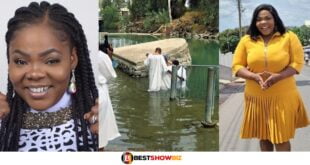 Gospel Singer Celestine Donkor delighted after visiting River Jordan for the first time (watch video)