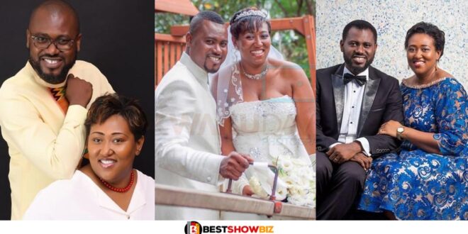"I married the best wife in the world"- Abeiku Santana says as he celebrates his wife