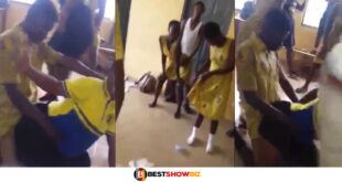 JHS students show their d()ggy style skills as they grind each other in the classroom (watch video)