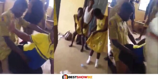 JHS students show their d()ggy style skills as they grind each other in the classroom (watch video)