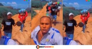Man and his friends storm a girl's house to take her gas cooker and properties for failing to show up after he sent Transport money (video)