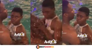SHS students caught ch()p!ng themselves in a swimming pool (watch video)