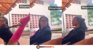 See The Kind Of Exercise This Lady Was Spotted Doing - Video