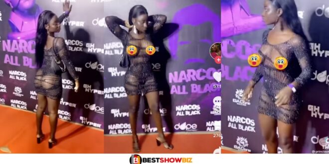 See what this lady wore to a public event that is causing confusion on social media (video)