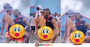 See what this man and woman were spotted doing in public (watch video)