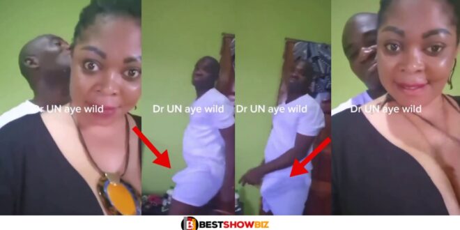 Video of DR UN manhood standing erected in the bedroom with Joyce Dzidor leaks online (Watch)