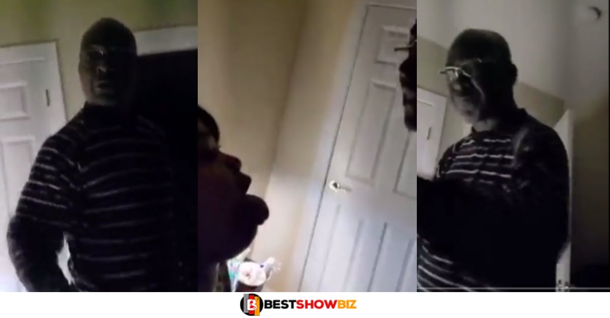 "You have given me Gono"- Elderly Man cries as he accuses his young wife of cheating, wife laughs at him. (watch video)