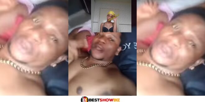 Man records the nἆk3dness of a girl whiles she sleeps after ch()ping her (Watch video)
