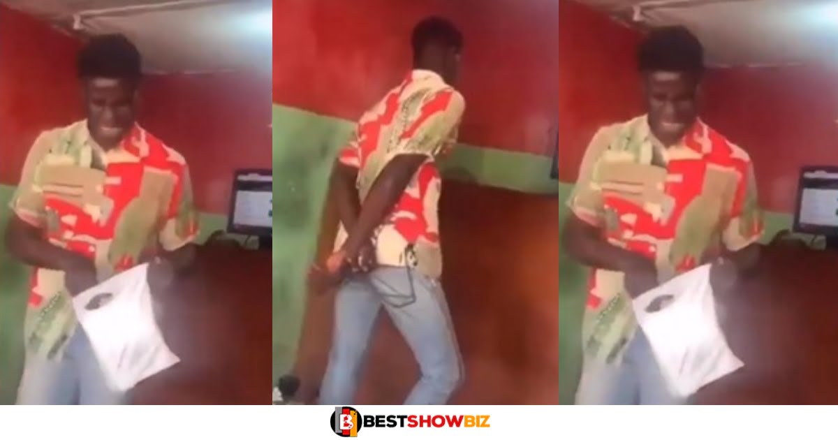 Man cries like a baby after losing all his money including transportation fee at a sports betting center