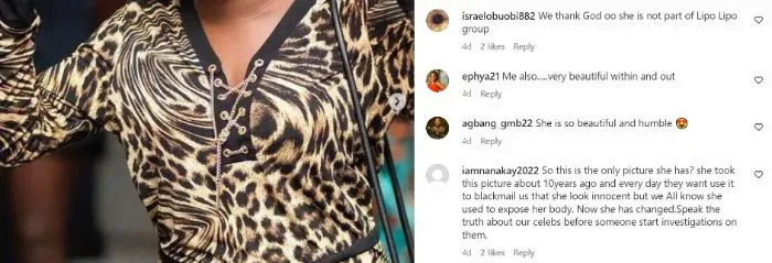 "She use to expose her body"- Netizen react to photo of Martha Ankomah praying.