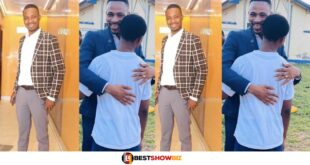 Kofi Adoma celebrates as his first son completes SHS