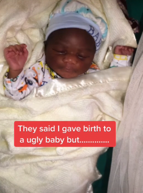 "My daughter was called ΰgly when she was born, look at her now"- Lady reveals
