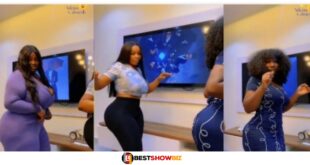 3 slay queens with big nyashes cause confusion on social media with their dance moves (watch video)