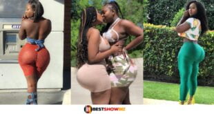 Slay queen called Gabby shows her raw nyἆsh in new photos with her friend