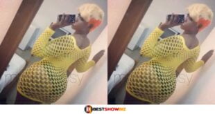 Slay queen shows her pant!es as she rocks a see-through dress (photo)