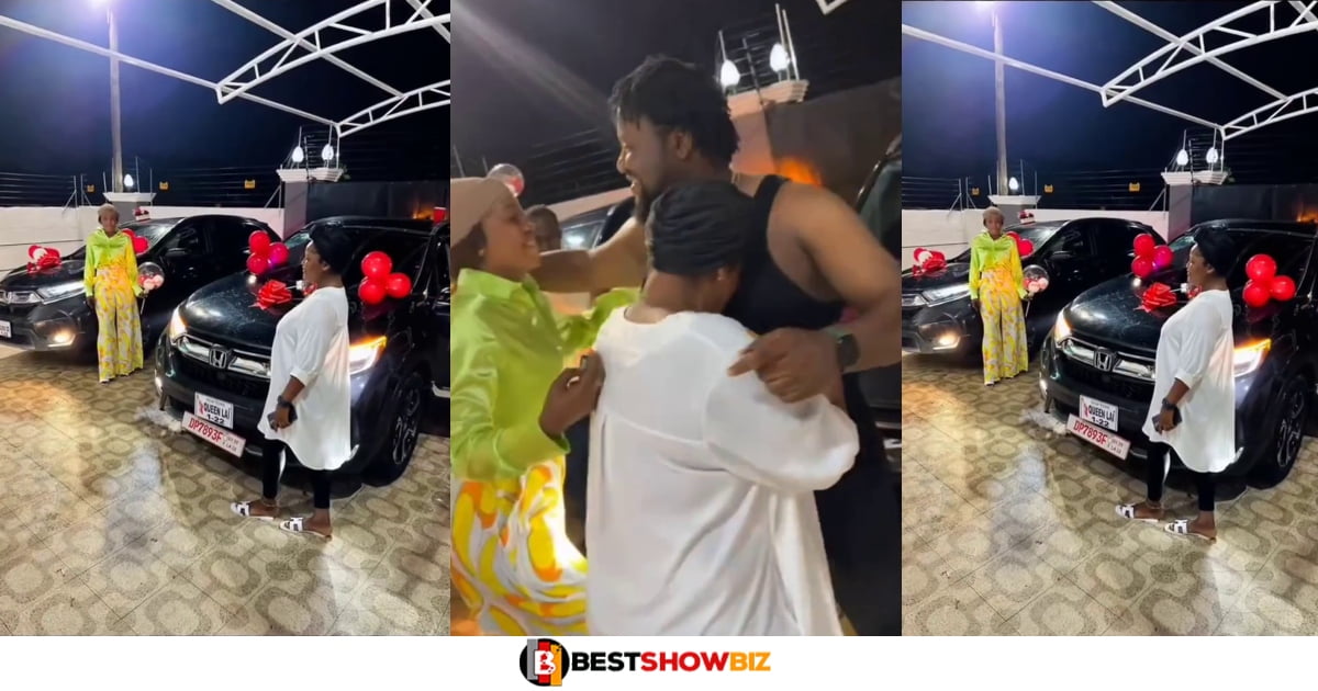 Ghanaian Man surprises his Two wives with 2 brand-new Honda CR-V - Video