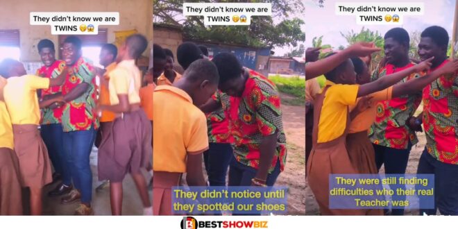 Students Identify Their Twin Teacher With His Shoes - Video Goes Viral