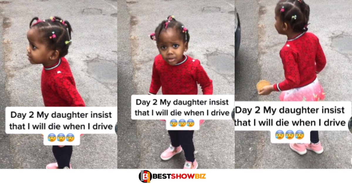 Little Girl Stops Her Mother from Driving, says she saw her Die in Accident (watch video)