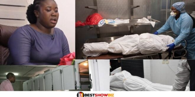 "The dead bodies talk to me"- 26 years old lady who works at the morgue reveals (watch video)