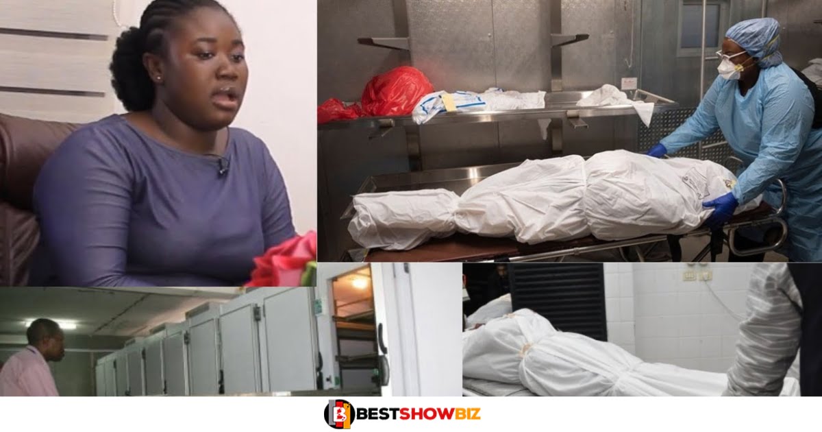"The dead bodies talk to me"- 26 years old lady who works at the morgue reveals (watch video)