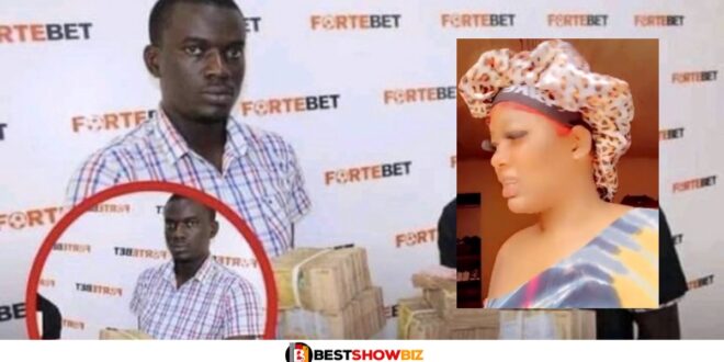 Man wins 100 million after staking Bet with 10,000 he stole from his girlfriend. The lady is angry and wants more after the man gave her back the 10,000 only.