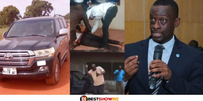 Minister finally reacts to news of his driver running away with his galamsey money