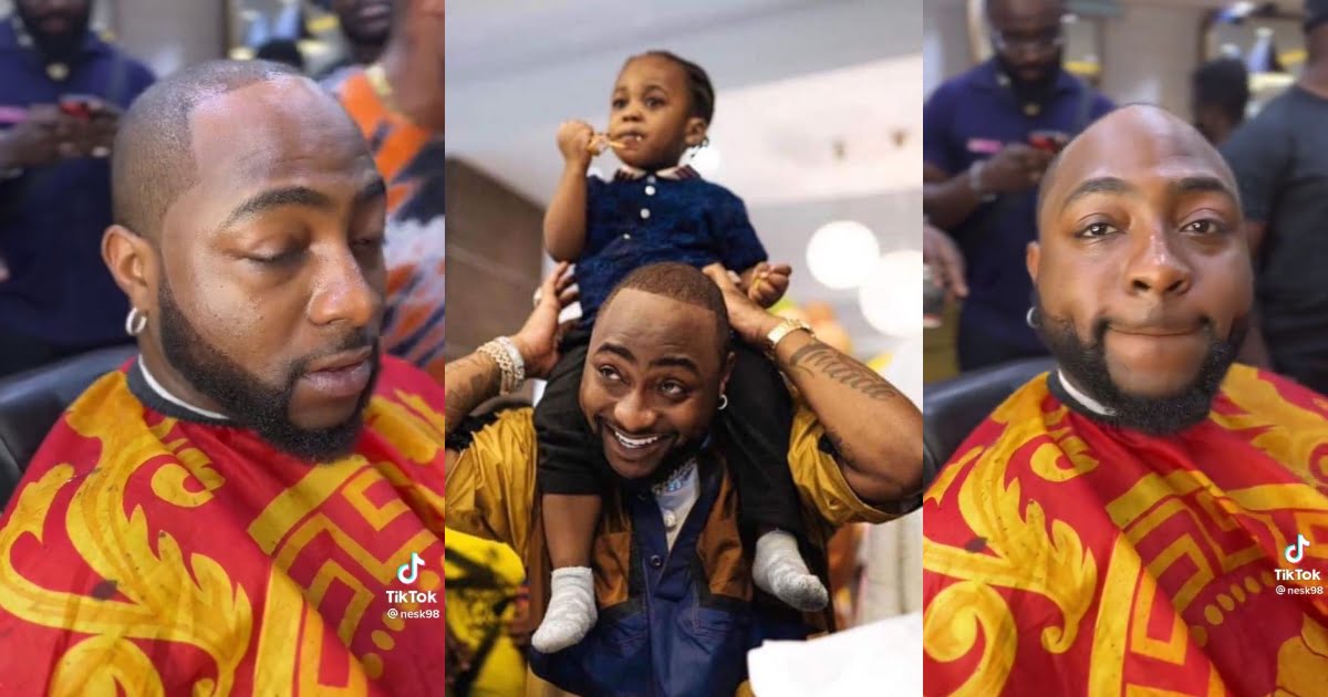 (Video) - Davido pops up looking very sad with crying face after the death of his son, Ifeanyi