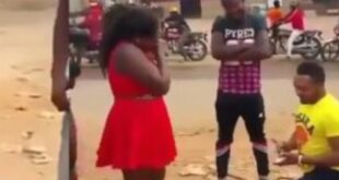 (Video) - Man Fakes His Death To Propose To His Girlfriend