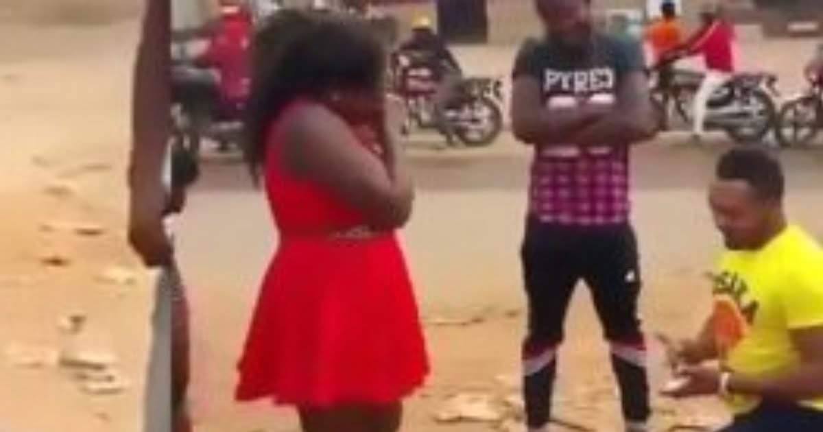 (Video) - Man Fakes His Death To Propose To His Girlfriend