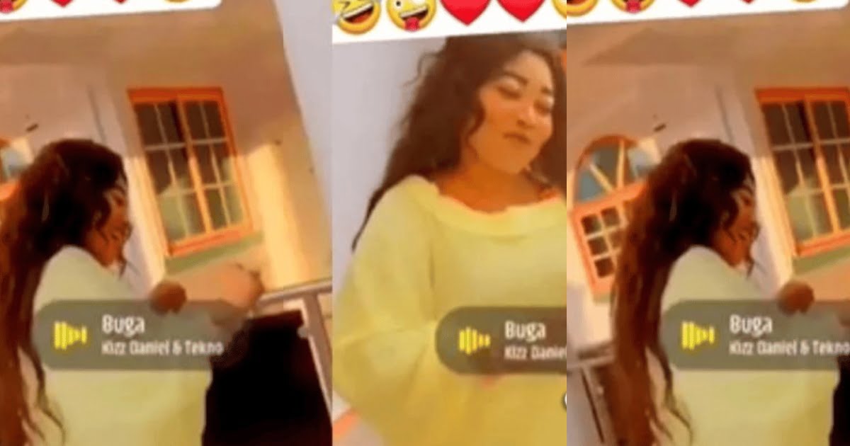 Netizens blast Reverend Opambour's wife for dancing to Kizz Daniel's Buga song (watch video)