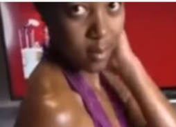 Lady with no pant!es causes confusion on social media showing how she r!des in bed (watch video)