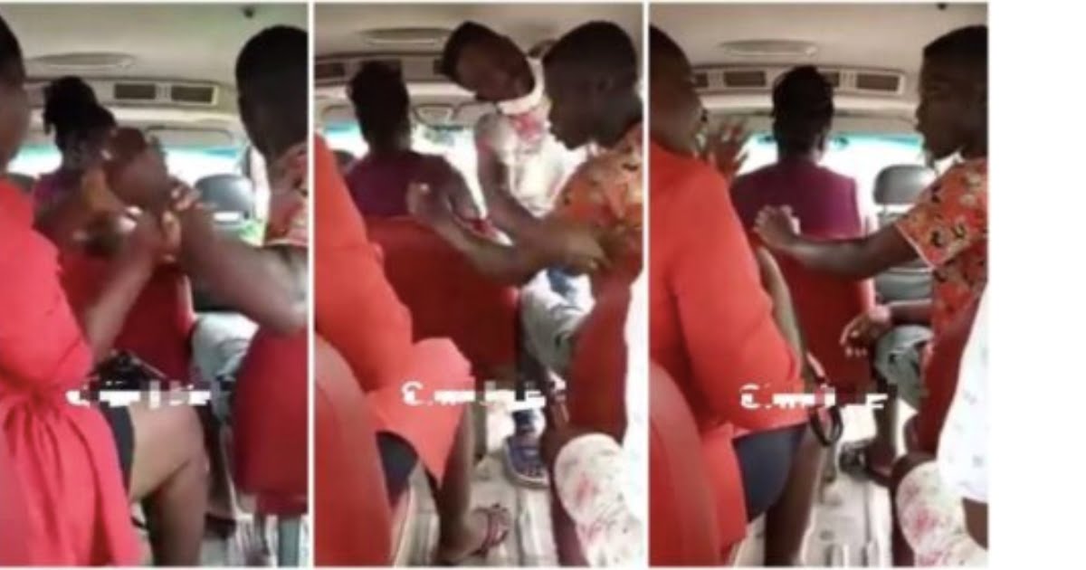 Trotro mate beats lady because of just 70 pesewas (Watch video)