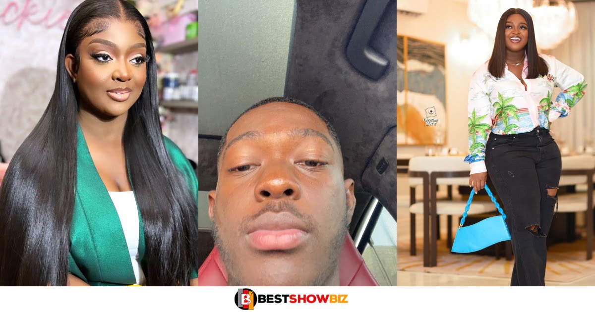 Damien Appiah, son of Jackie Appiah, reveals his full face for the first time in a selfie. (See photo)